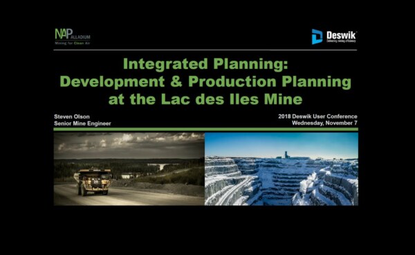How Integrated Planning: Development & Production Planning is applied at the Lac des Iles Mine?