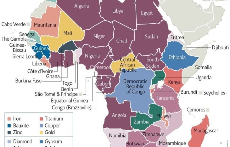 Top Mineral by African Country