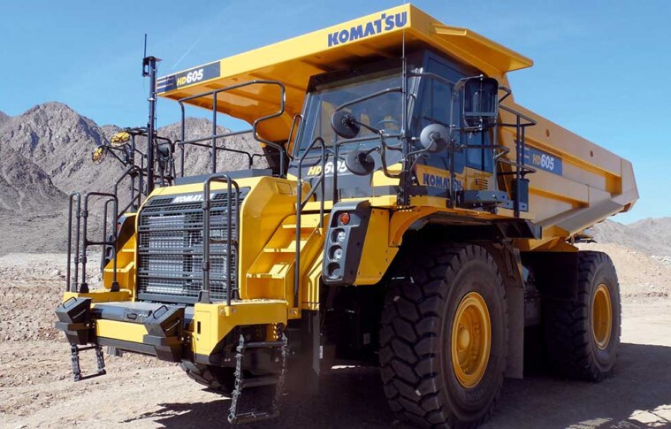 Komatsu unveiled two brand-new mechanical haulers.