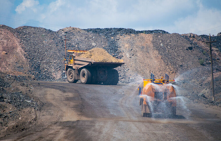 USING WATER TO CONTROL DUST