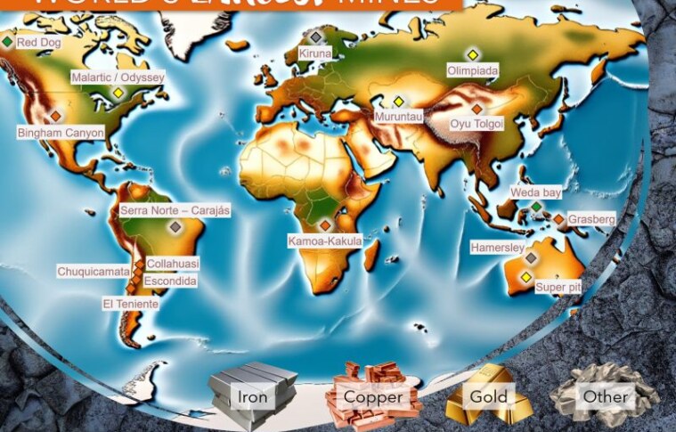 These mega mines contribute 15% of global production