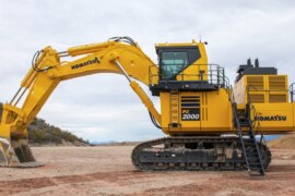 Mining excavators: the KOMATSU PC 2000-11