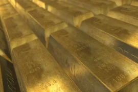 Gold eases after hitting record, safe-haven flows remain strong