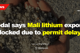 Kodal says Mali lithium exports blocked due to permit delays