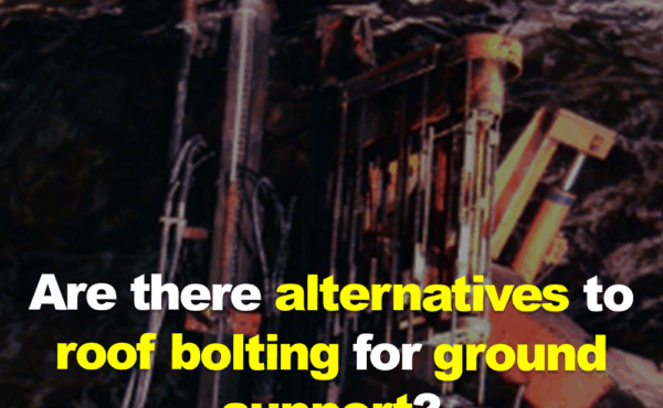 Are there alternatives to roof bolting for ground support?