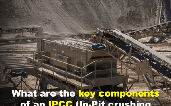 What are the key components of an IPCC (In-Pit crushing conveying) system?