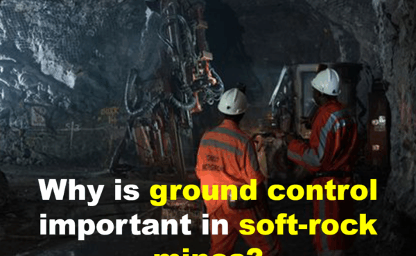 Why is ground control important in soft-rock mines?