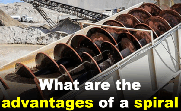 What are the advantages of a spiral classifier?