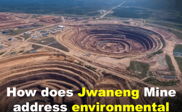 How does Jwaneng Mine address environmental concerns?