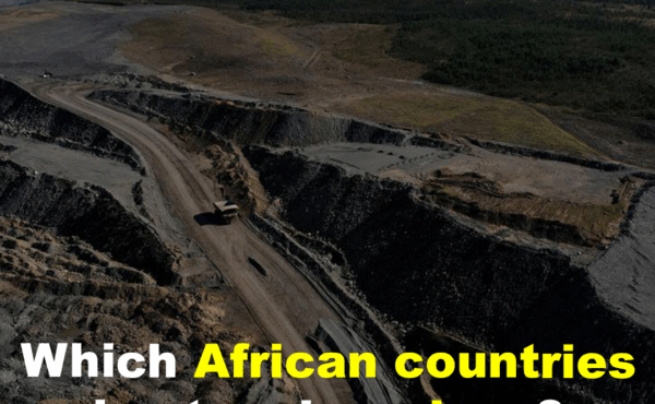 Which African countries host major mines?