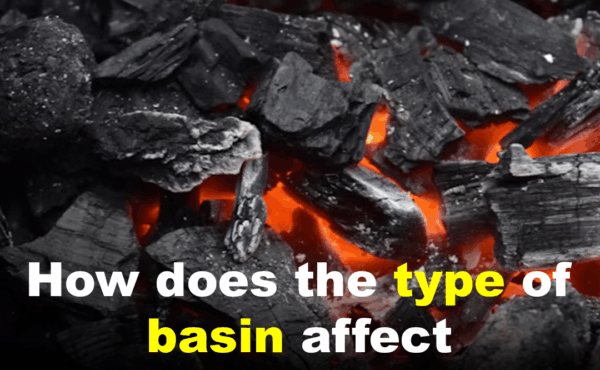 How does the type of basin affect coalification?