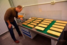 Gold poised for monthly gain on soft dollar, US rate cut hopes