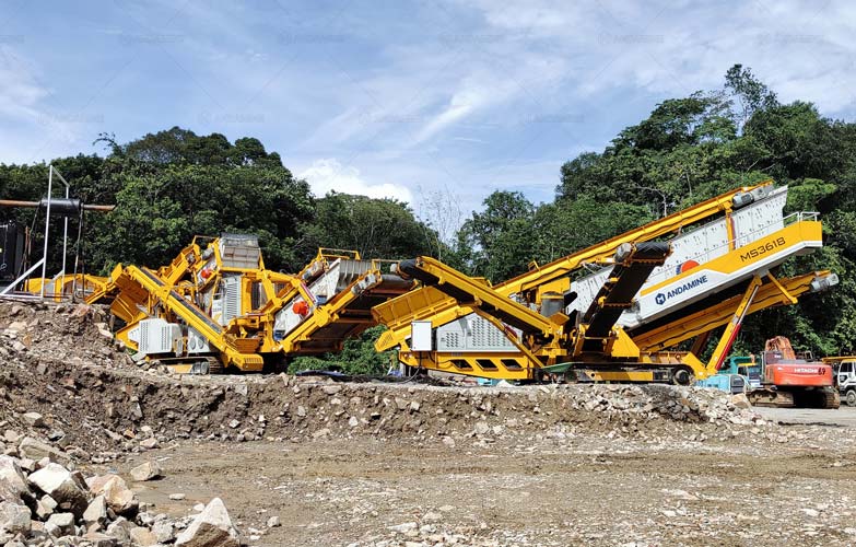 Andamine Trituradora de Piedra Movil sobre Orugas en Malasia con Precio Ajustado al Mercado