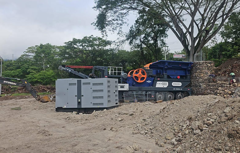 Chancadora de Quijada Primaria para Procesamiento de Piedra de Río en Honduras