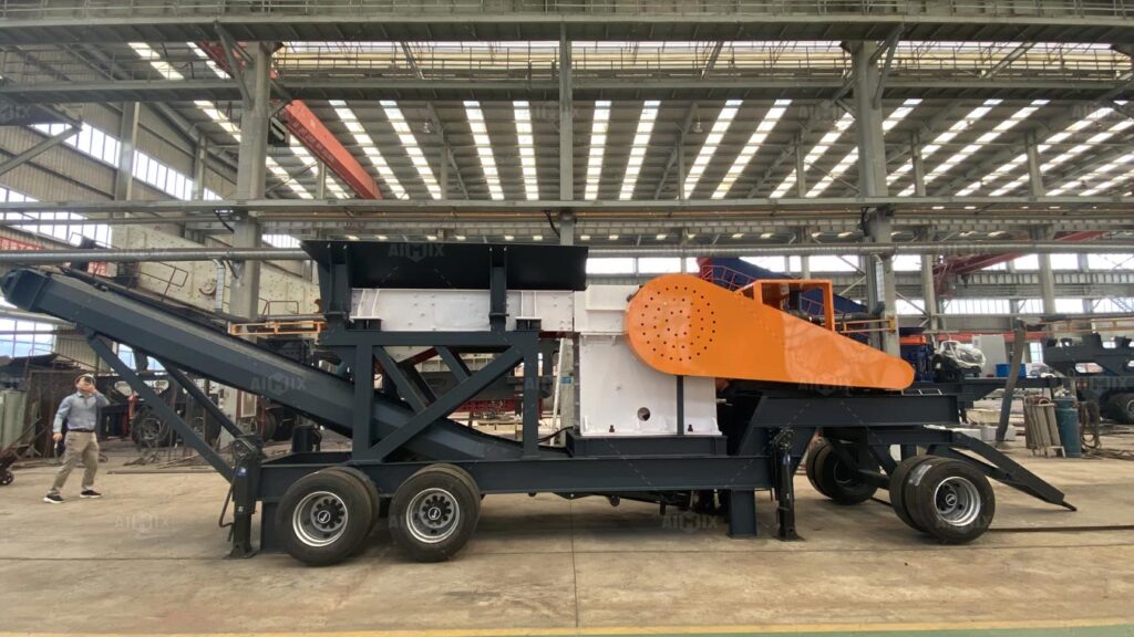 Small Type Mobile Stone Crusher Plant