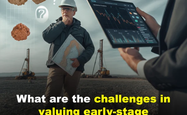 What are the challenges in valuing early-stage exploration companies?