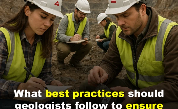 What best practices should geologists follow to ensure QA/QC in sampling?