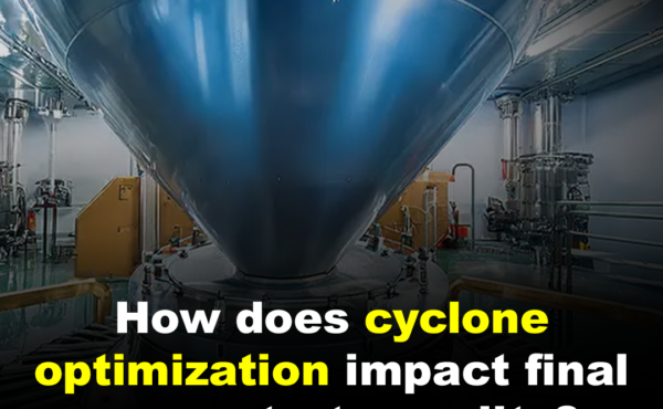 How does cyclone optimization impact final concentrate quality?