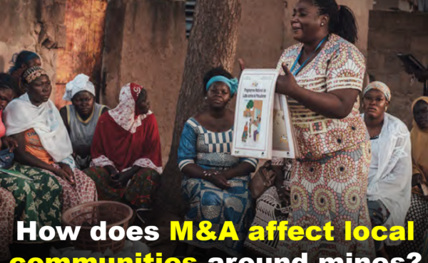 How does M&A affect local communities around mines?