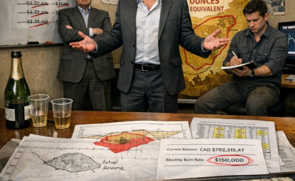 Are junior exploration companies exaggerating resource potential to survive?