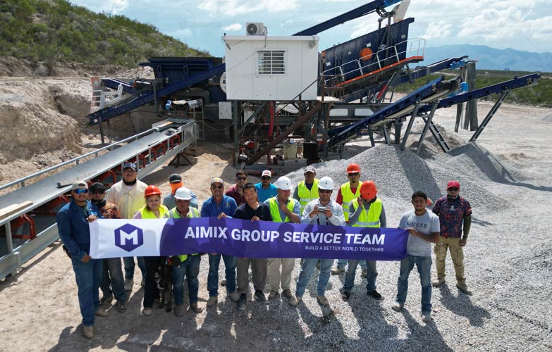 4-in-1 Type Mobile Stone Crushing Plant in Mexico