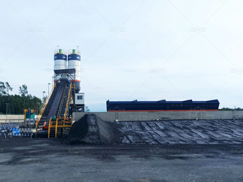 batching concrete plant for mining project