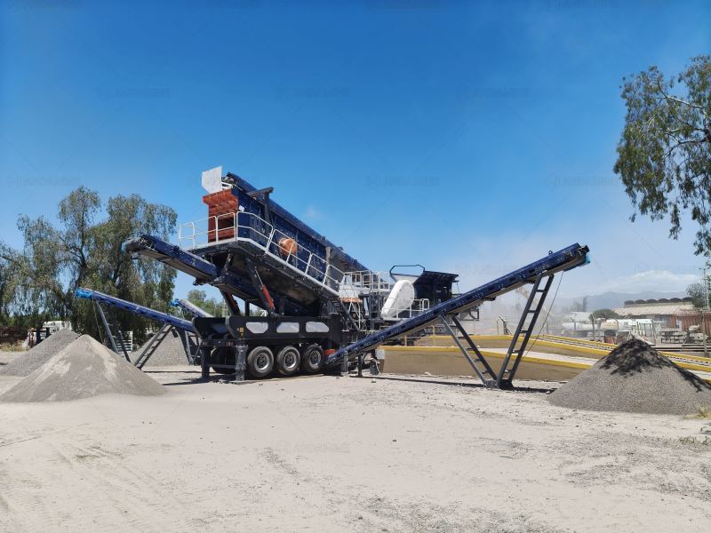 choose Andamine mobile rock crusher