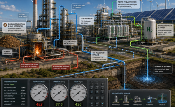 How are fixed plants being decarbonized?