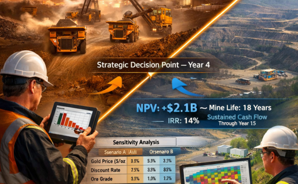 What are the financial implications of accelerating mine production versus extending the mine life?