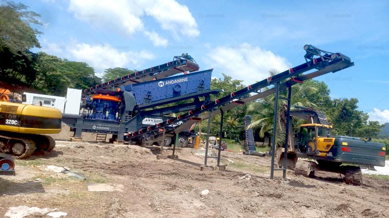 Mobile Gravel Cone Crusher