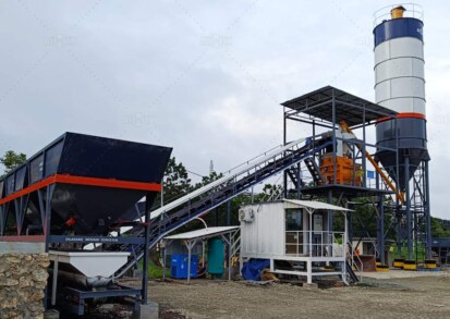 Small Concrete Batching Plants Sale and the Advantages of Portable Concrete Production in Mining Fields