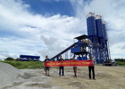 Concrete Batching Plant Company Integration in Mining Infrastructure and Material Processing Projects
