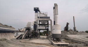 ALQ80 80tph asphalt mix plant in Uz for highway construction