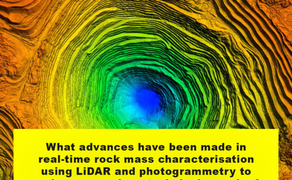 What advances have been made in real-time rock mass characterisation using LiDAR and photogrammetry to replace manual geotechnical mapping?