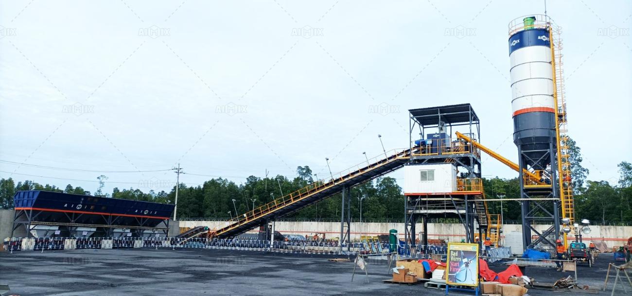 concrete batching mixing plant