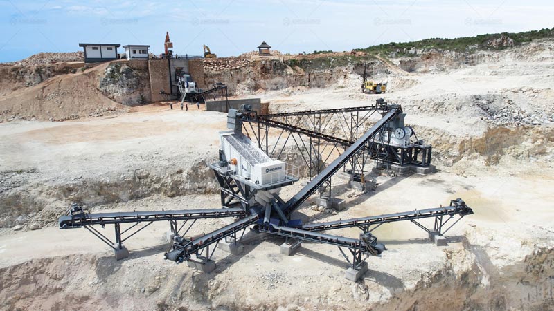 Andamine Stationary Crushing Plant Solutions for Various Metallic and Non-Metallic Minerals