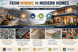 From Mining to Modern Homes: How Raw Materials Shape Home Improvement and Repair