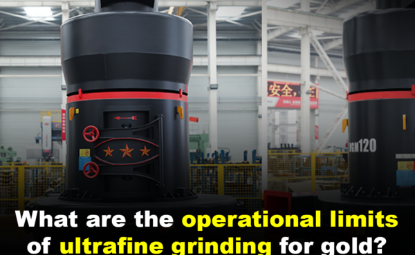 What are the operational limits of ultrafine grinding for gold?