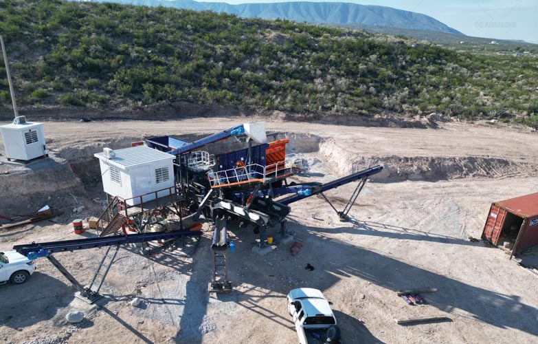 Planta Móvil de Trituración APY4-57110C-S3 en Proyecto de Construcción Vial