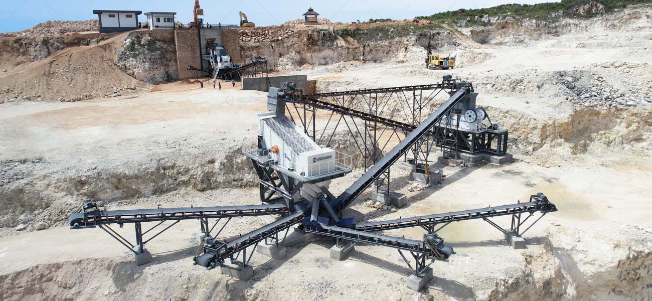 Stone Crushing Plant in Indonesia for Processing Limestone
