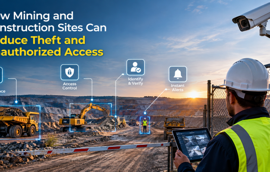 How Mining and Construction Sites Can Reduce Theft and Unauthorized Access