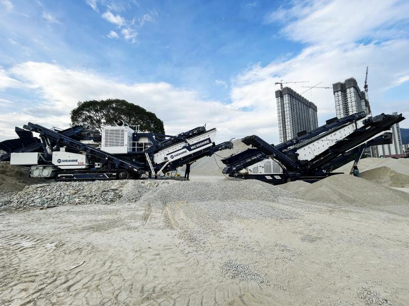 track mounted stone crushers
