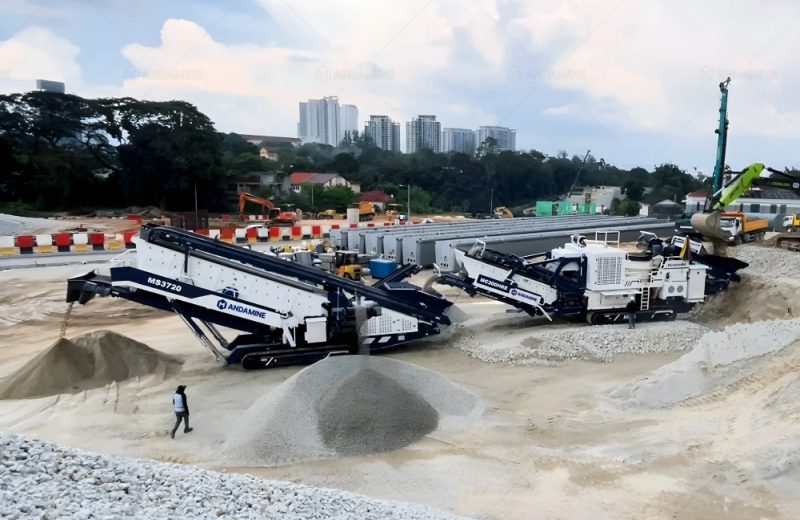 crawler  crusher plant